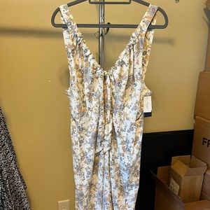 Abercrombie Floral Midi Dress Large